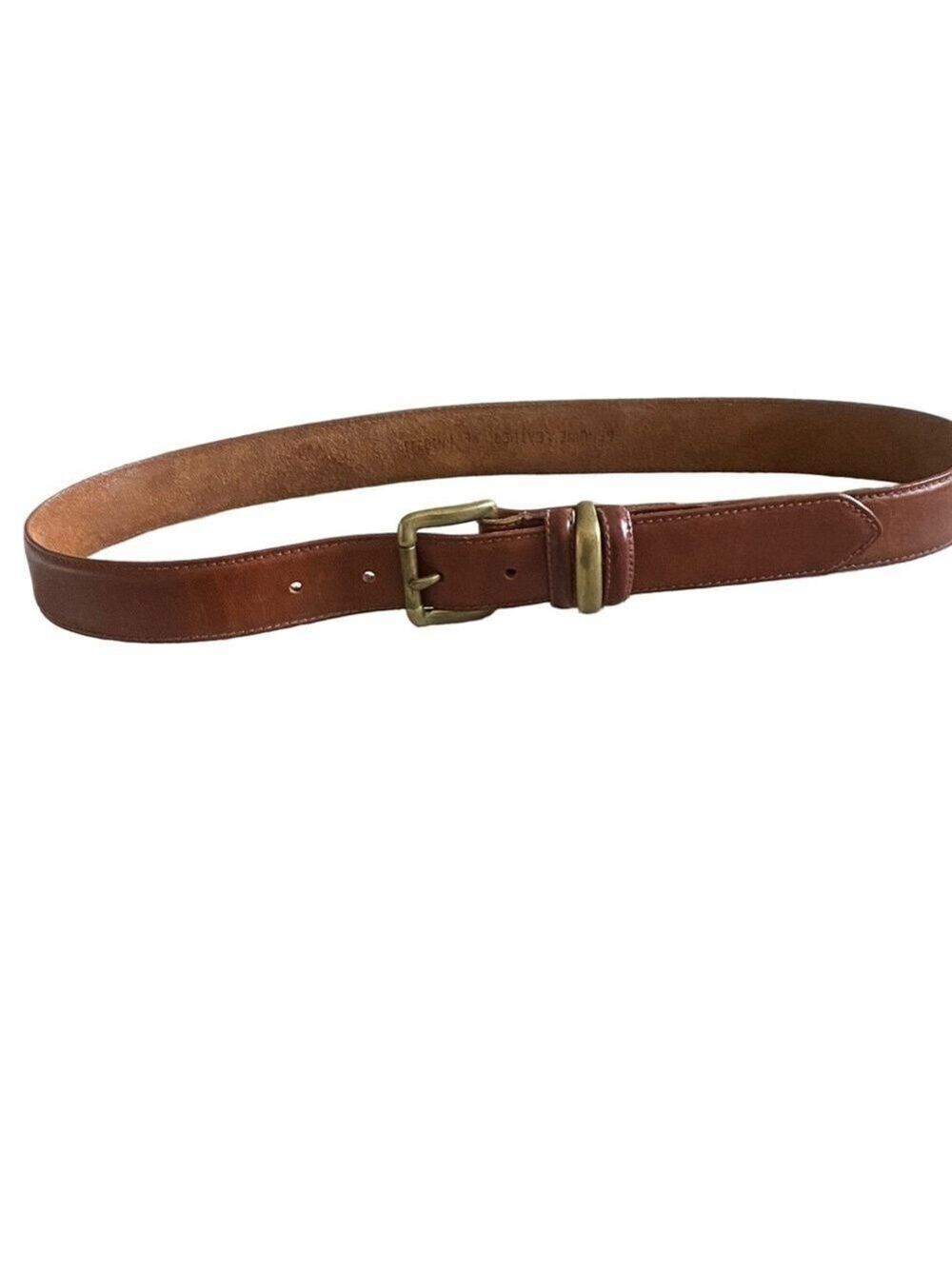 Vintage Mays Department Store Women’s Brown Leather Belt | XL | 40” Length